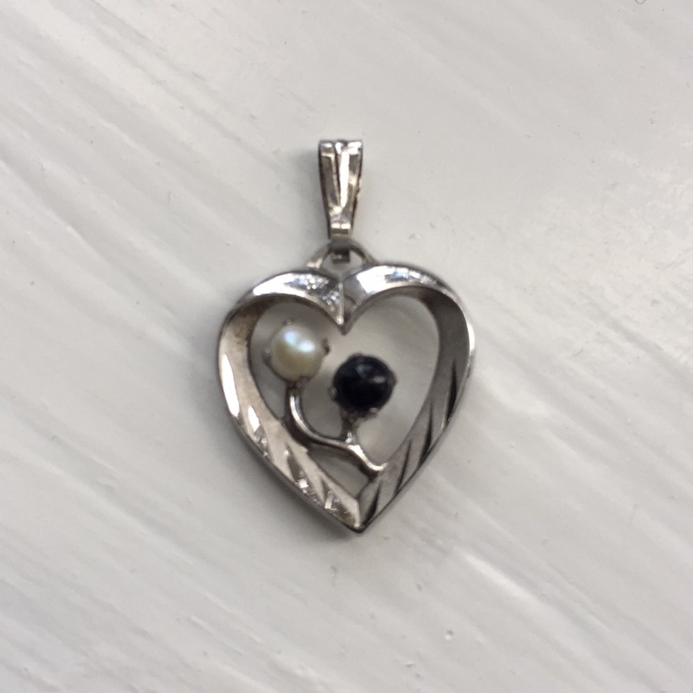 Vintage Sterling/pearl pendant